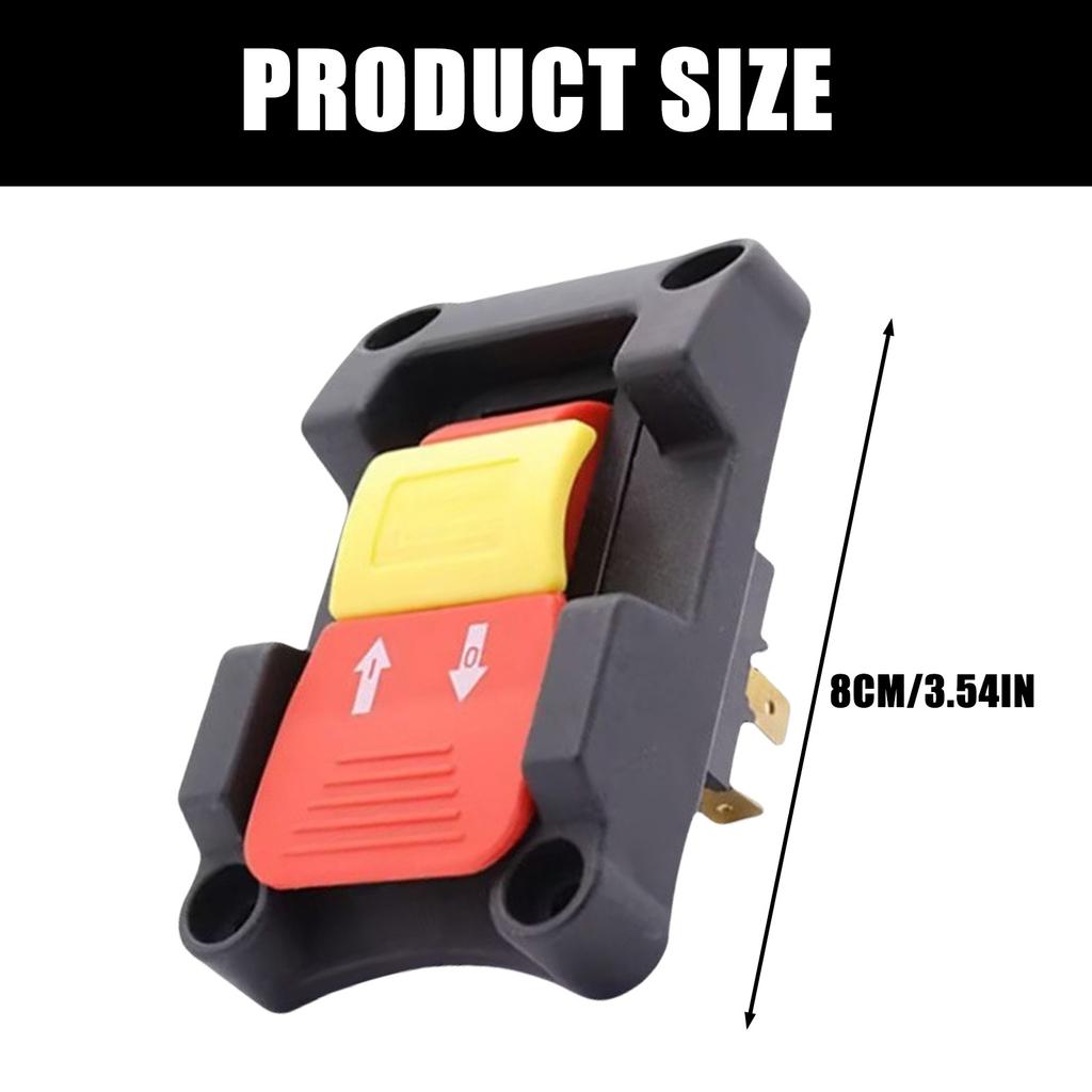 Table Saw Switch Replacement Double Throw Function Safety Power Tool Switch Paddle On/Off Switch Easy to Install