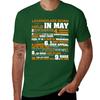 Legends Are Born In May T Shirt Cancer Pride Birthday Gift Tshirt Blouse Blacks Unisexs Tshirts