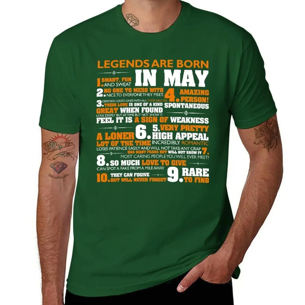 Legends Are Born In May T Shirt Cancer Pride Birthday Gift Tshirt Blouse Blacks Unisexs Tshirts