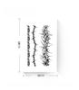 Herbal Temporary Tattoo, Thorn Armband Waterproof Design, Long-Lasting Juice Tattoo for Men Women, Non-Permanent