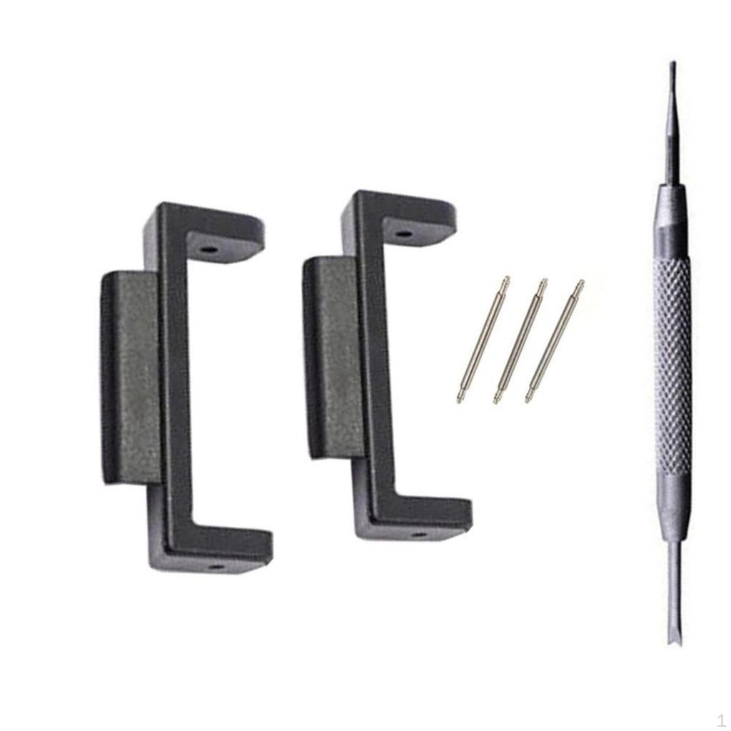Wristband Connector Adapter with Tool 16mm To 22mm Spring Fastening