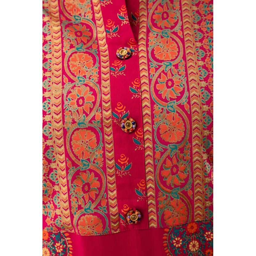 Set Kurta Palazzo de Designer pentru Femei Set Indian Bollywood Salwar Kameez Rayon Kurti SC-2131