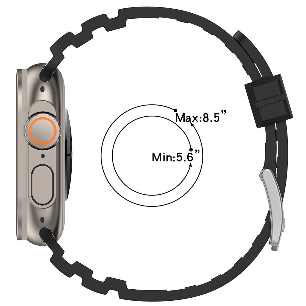 Apple Watch Series 10 46mm için Karbon Fiber Kayış Silikon Bant 42MM Erkek Spor Ultra 2 49mm Bileklik iWatch Series 9 8 7 6 4 5 se 44MM 45MM İçin
