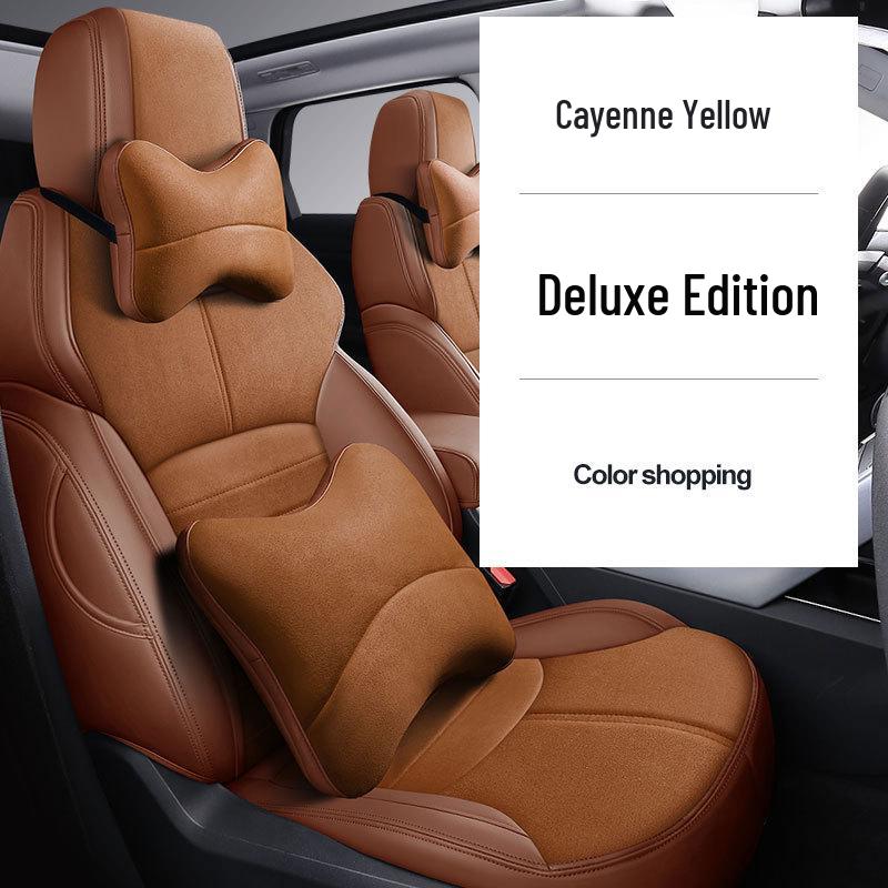 Huse de scaun personalizate din piele întoarsă pentru Land Rover Range Rover Evoque - Acoperire completă, 5 locuri