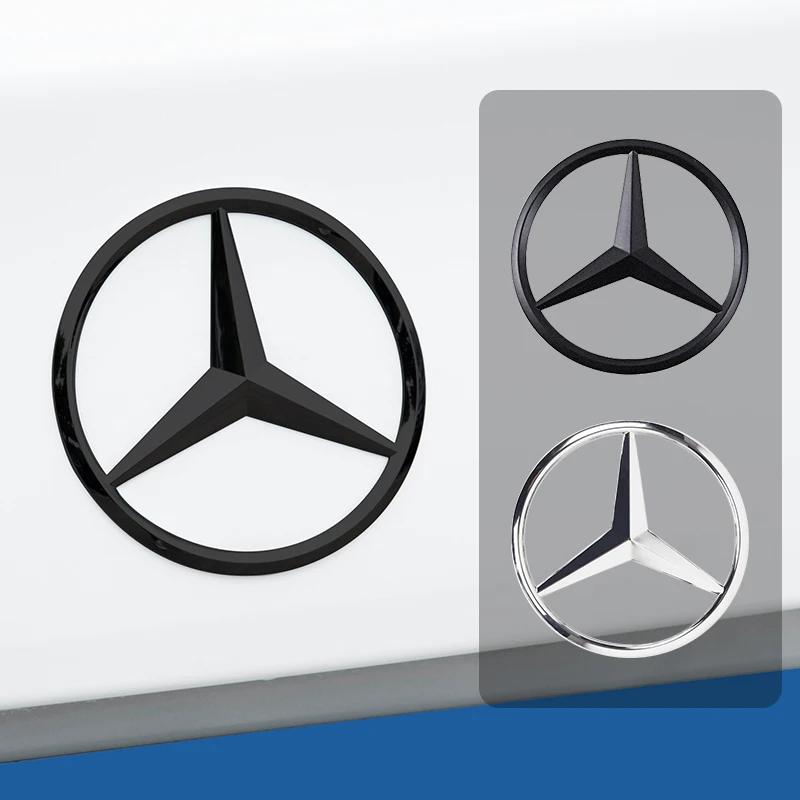 9cm ABS Car Rear Decal Trunk Emblem Sticker For Mercedes Benz S320 W164 W203 W204 W168 C180 E320 A200 CLA CLK CLS ML1