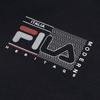 FILA Logo Print Casual Knit Short Sleeve T-Shirt Men Tops Legendary-Blue F11M321108FNV