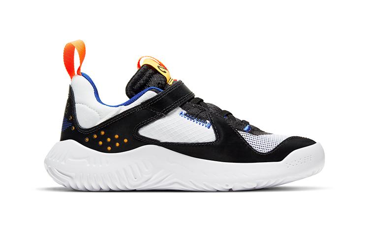 Jordan Delta Cushioning, Wear Resistant Sports Casual Shoes White Black Orange Children Aged 3 7 Years Old CT1566-140