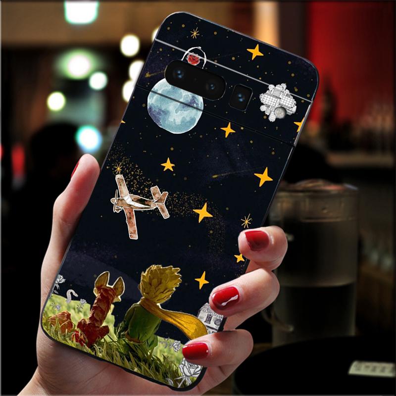 For Google Pixel 10 9 Pro XL Silicone Phone Soft Case For Google Pixel 9A 8A 7A 6A 5 Cover Shell The Little Prince