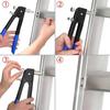 150PCS Rivet Nuts Plier Mandrel Kit M3/M4/M5/M6/M8 Nut Rivet Mandrels Repairtool Rivetgun Flatheadscrew Pop Nut Rivet Plier Set