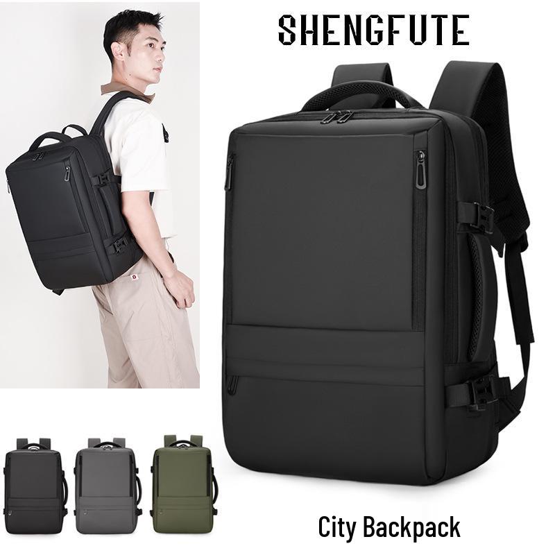 

Men s Expandable Business Travel Laptop Backpack - Large Capacity, Multifunctional, Casual Trend чорний