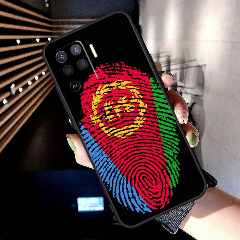 Eritrea Flag Case For Oppo A74 A54 A94 A80 A60 A40 A18 A38 A58 A78 A98 A96 A76 A16 A15 A17 A57 A77 A5 Pro