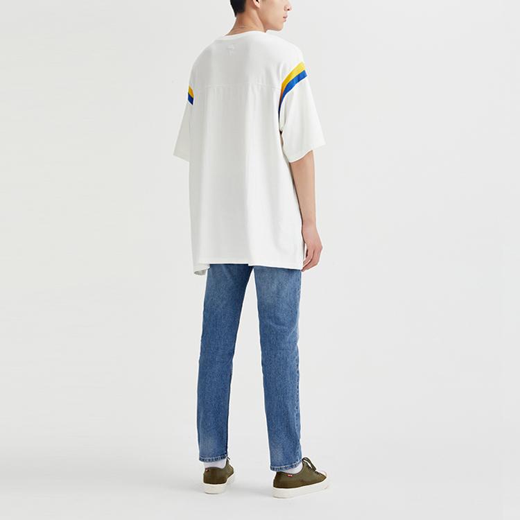 Levis Cartoon Character Print Drop Shoulder T-Shirt Men T-Shirts White 23895-0003