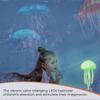 Voice-Controlled Jellyfish Night Light - 72 Colors Gradient Ambient Lamp with Floating Effect for Ho