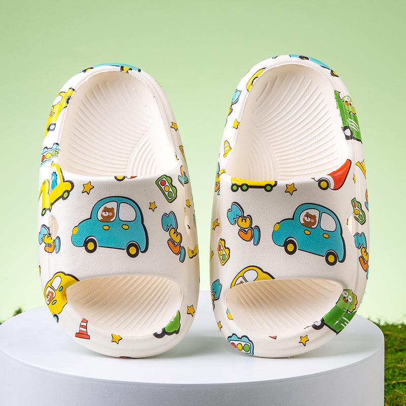 

Boys Shoes with Cartoon Soft Soles, Girls Indoor Flip-flops with Soft Soles 180