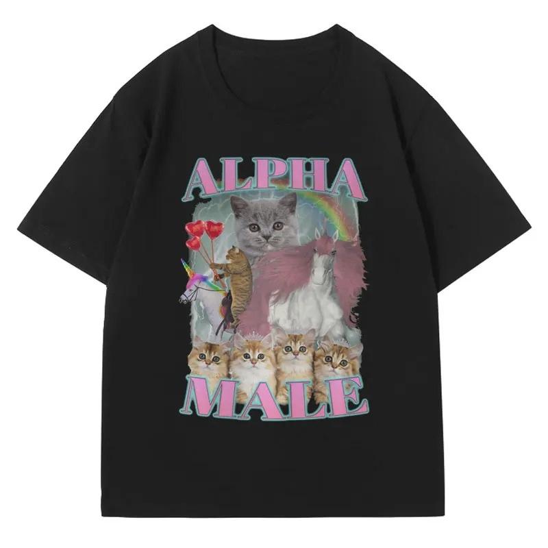 

Women s Short-sleeved T-shirt, Street Style, Humorous, Hip-hop, Harajuku Style Graphic Tshirts Summer Streetwear Personality ... S разноцветный