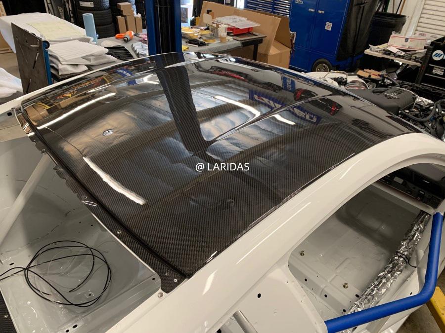 Ford Mustang Dark Horse S650 Carbon Fiber Roof Replacement Accessory