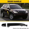 1X Handle Door 2007-2011 Exterior Black For Camry Front Toyota RH Passenger Side