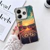 America Route 66 Plating Phone Case For Xiaomi Redmi Note 14 15 Pro Plus 13 12 11 11S 11T 10 9S 9 5G Anti-Fall Airabag Cover
