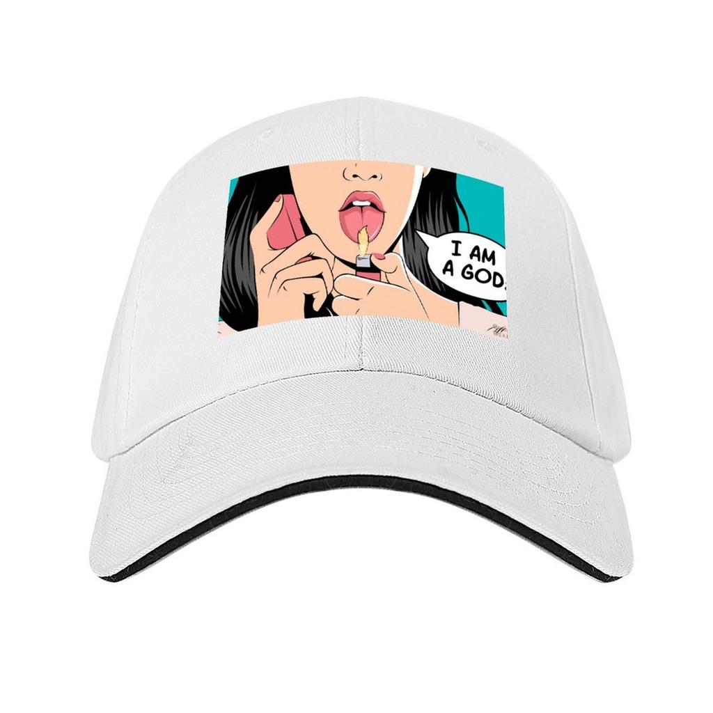 Jennifers Body  I Am A God Baseball Cap hats on offer Golf Hat Male hat Hip Hop Hats Man Womens