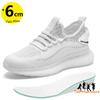 Sneakers Men Elevator Shoes Height Increase Shoes Insoles 6Cm  Tall Shoes Height Shoes