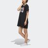 Adidas Neo Farm Dress Logo Sports Loose Print Moisture Wicking Quick Dry Ultra Light Breathable Round Neck Short Sleeve Dress Women Dresses FN6485