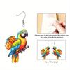 Colorful Parrot Acrylic Earrings for Women Earrings Chic New Animal Earrings Fashion Earrings Jewelry Accessories for Party Festivals