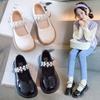 Kid Shoe Fashion Kids Small Leather Shoes 2025 New Girl Shoes Kid Princess Shoes Student Soft Sole Single Shoes Mary Janes Shoes