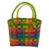 Premium Handmade Medium PVC Woven Bag - Shopping, Toys, Ladies Handbag