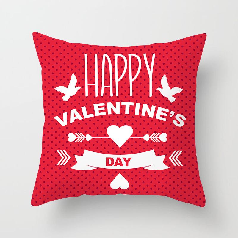 New Valentine's Day Pillowcase, Holiday Gift Home Decoration Pillow Cushion Cover, Love Pillow