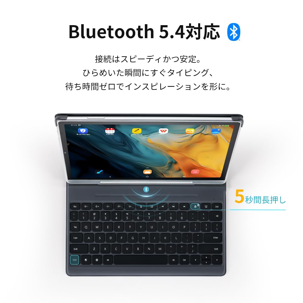 XPPen Magic Note Pad 78 Portable Keyboard, Keys, Bluetooth, Slim,