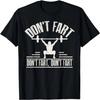 Nicht Furzen Lustiges Fitnessstudio Workout Gewichte Kniebeuge T-Shirt