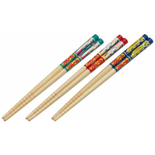 Skater Bamboo Chopsticks, 16.5cm, Set of 3, Plarail 18 ANT2T-A