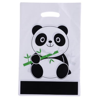 10 Teile/los Panda Thema Geschenk Taschen Kunststoff Beute Tasche Candy Tasche Kinder Geburtstag Dekor