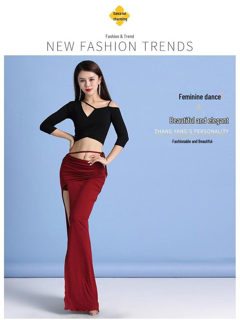 2025 Neu Herbst & Winter Schlankmachend Sexy Modal Bauchtanz Übungsoutfit