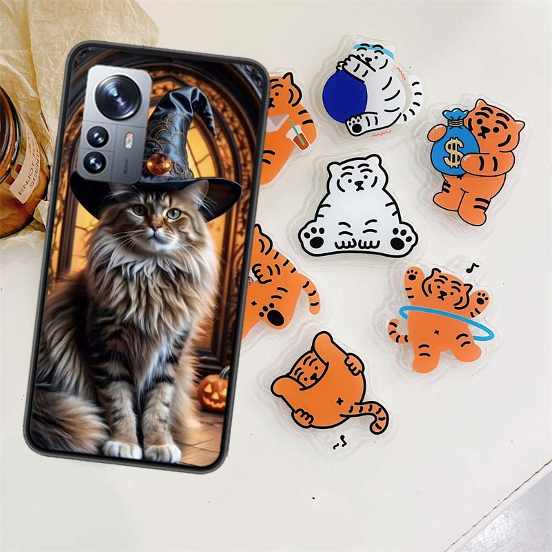 Halloween Magic Cat Phone Case For Xiaomi Poco X7 X6 M8 M7 M6 M4 M3 X4 Pro F7 Ultra M5S Mi 14 14T 15 15T 12T 10T Pro 12S 12 11 L