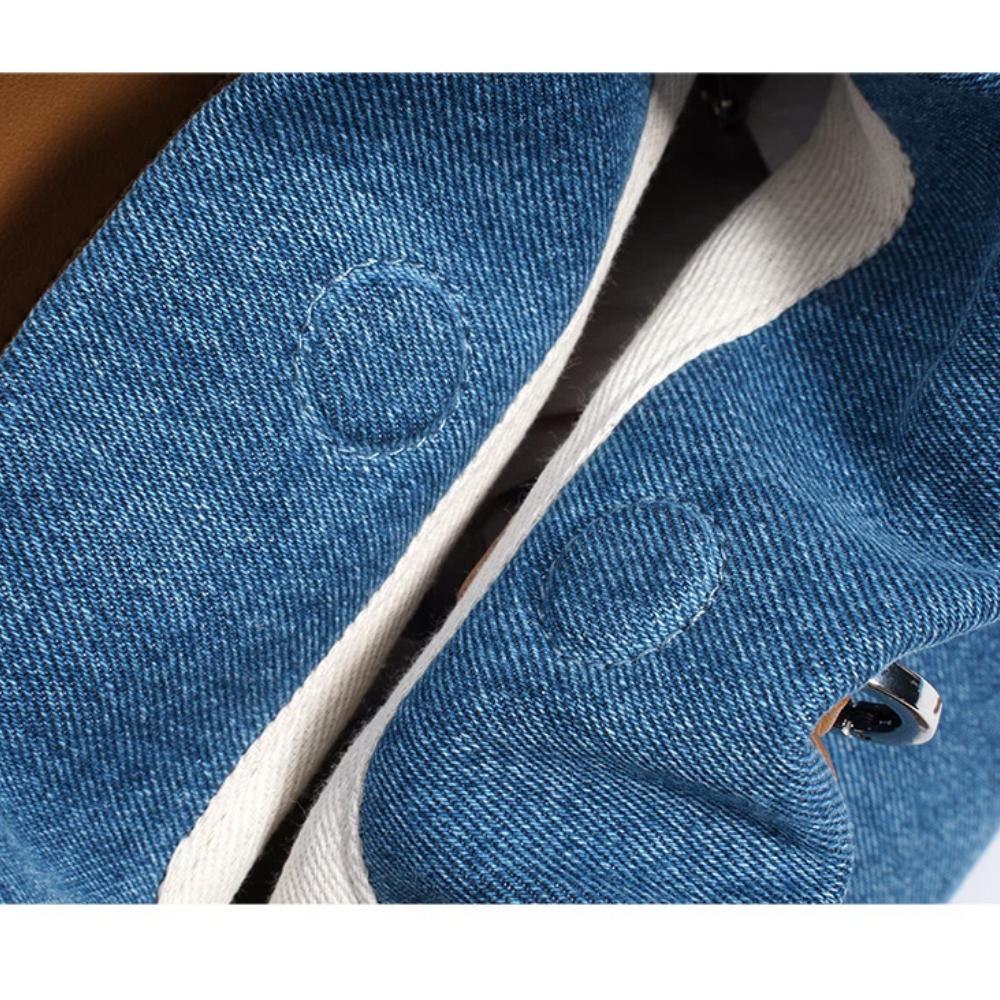 Designer Brand Fashion Women's Denim Handbag Minimalist Crossbody Messenger Lady Pouch Design Tote Shoulder Bag Spring Summer 2026 Collection