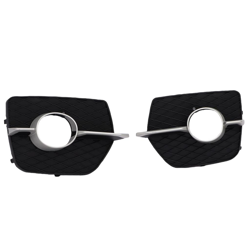 Pair of Bumper Fog Light Bezel With Decorative Trim ABS Plastic Long Lasting 51117188383 Replacement for X6 E71 E72