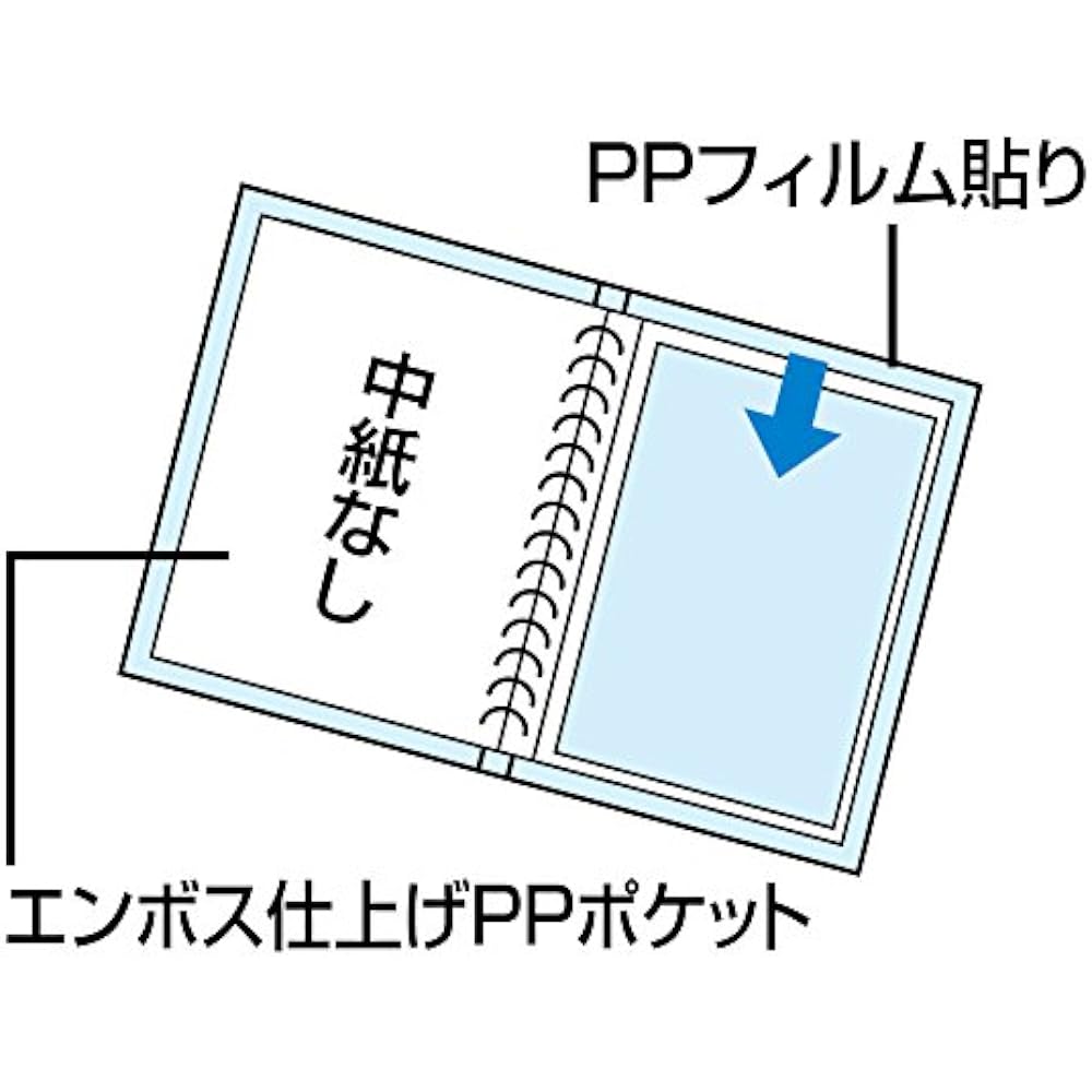 Kokuyo File Clear File Tough Body A4 Blue LA-J730B