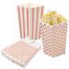 12 stücke Rosa Papier Popcorn Boxen Gestreiften Polka Dot Design Candy Karton Eimer Für Theater Karneval Geburtstag Party Favor Taschen