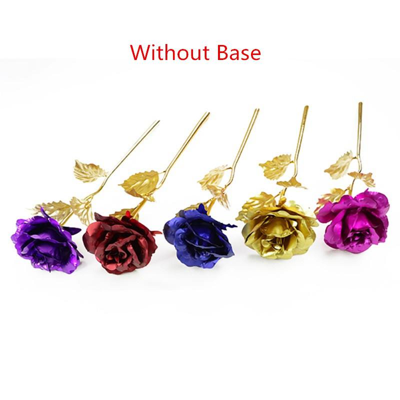 24 K Gold Plated Romantic Rose Flower Christmas Valentine's Day Gifts