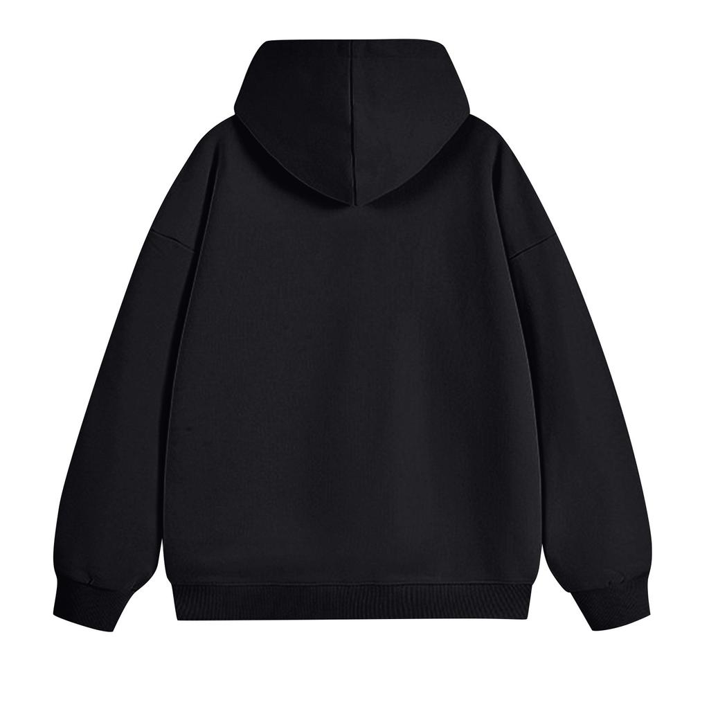Men's Hooded Sweatshirt, Contrasting Color Sweatshirt, Sports  Loose Casual Jacket
