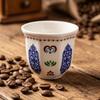 Star Moon Pattern Ceramic Coffee Cup Ethnic Style Turkish Tea Cup Arabic Coffee Cup  Gift Giving