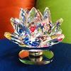 Home Decor Items Positive Energy Fengshui Crystal Lotus Flower