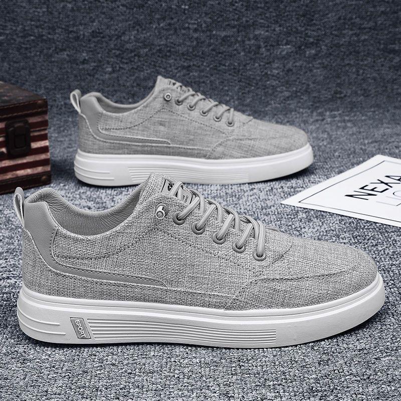 Men's Casual Sports Shoes Lightweight and Breathable New Fashionable Board Shoes Rubber Outsole Basic and Versatile Minimalist