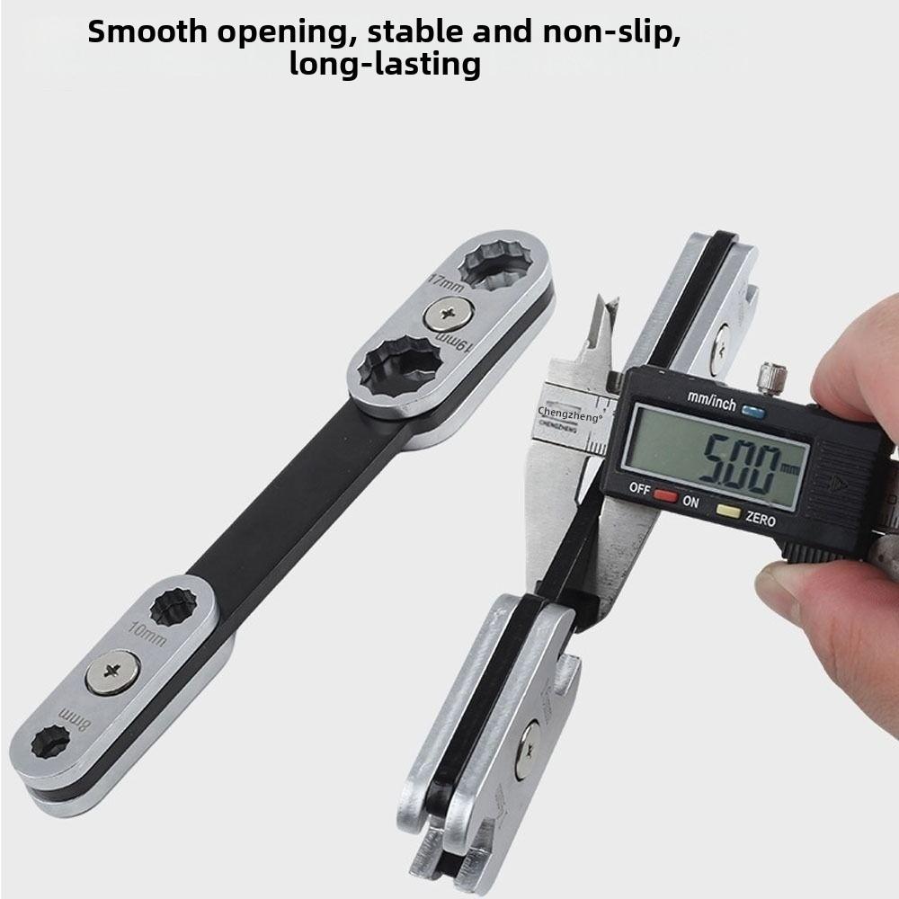 8in1 Combination Wrench 360° Rotation Adjustable Wrench  for Motorcycle Auto Repair