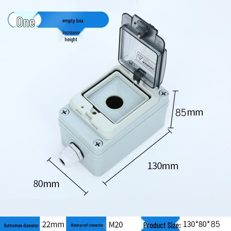 Waterproof Outdoor Emergency Stop & Control Box with Self-Reset Function