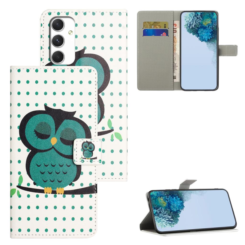 For Samsung Galaxy A16 5G/A16 4G Case Pattern Print PU Leather Wallet Phone Cover