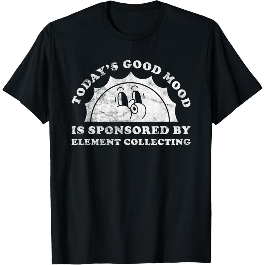 

Funny Cute Retro Vintage Element Collecting T-Shirt XXXXXL чорний