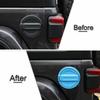 Blue Fuel Tank Cover Oil Gas Cap Cover Trim Decor For 2018+ Jeep Wrangler JL ABS