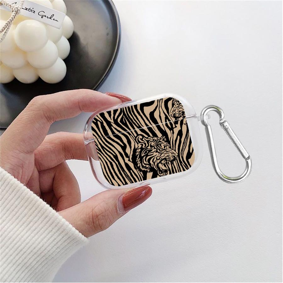 Fashionable Leopard Case For Airpods 4 2 Pro 3 Pro3 Pro2 1 Clear Earphone Cases Cover